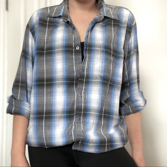 Vintage Grenadier Men’s Long Sleeve / Blue & Grey - Picture 8 of 9